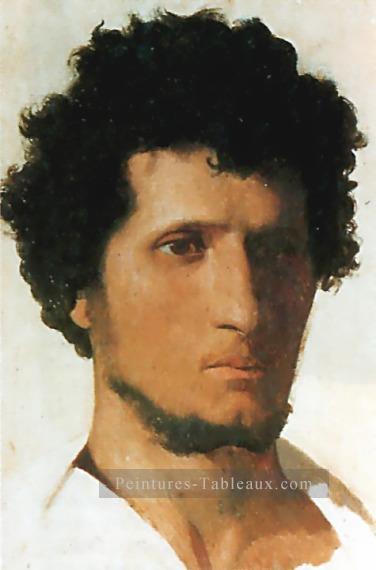 Tête d’un paysan de la campagne romaine Orientalisme grec oriental Jean Léon Gérôme Peintures à l'huile